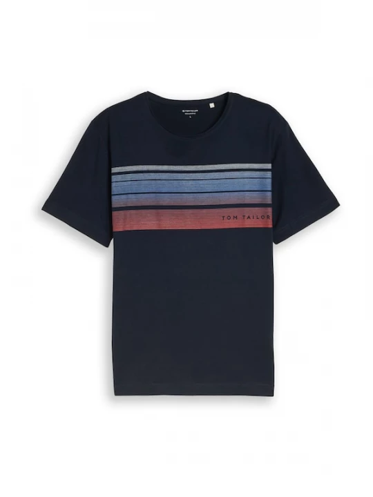 Foto van product TOM TAILOR Shirt blauw / navy / duifblauw / pastelrood