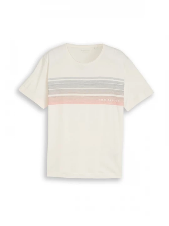 Foto van product TOM TAILOR Shirt blauw / rosa / natuurwit