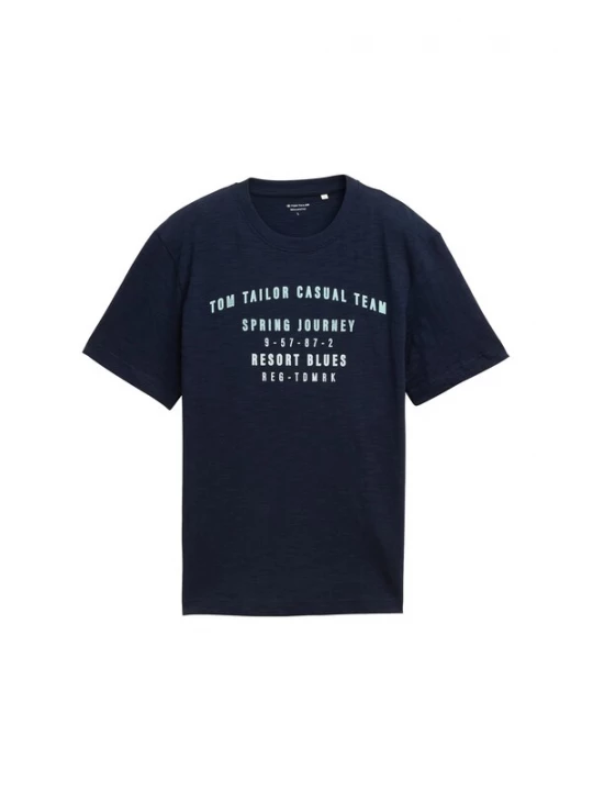 Foto van product TOM TAILOR Shirt blauw / wit