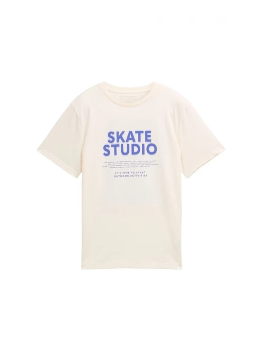 Foto van product TOM TAILOR Shirt blauw / wit