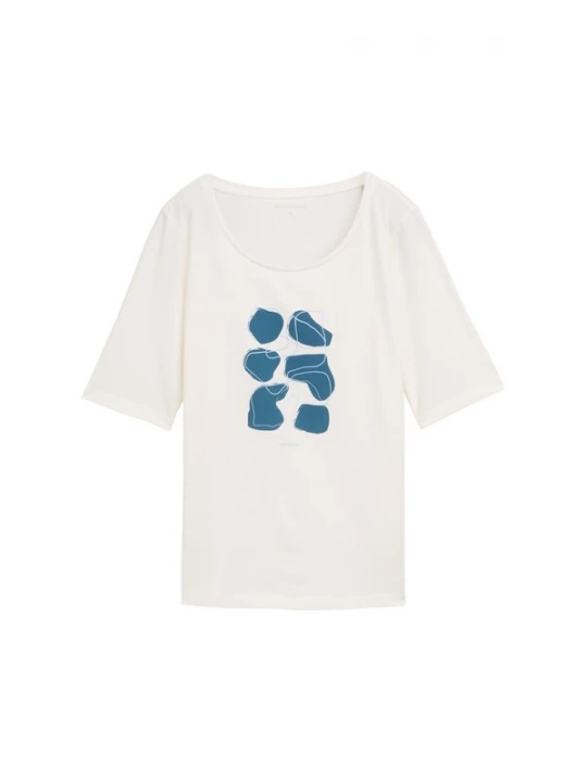 Foto van product TOM TAILOR Shirt blauw / wit