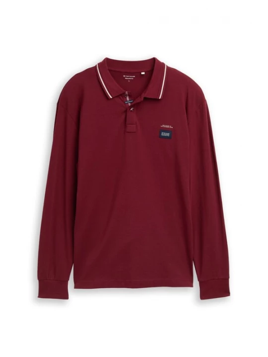 Foto van product TOM TAILOR Shirt bordeaux / zwart / wit