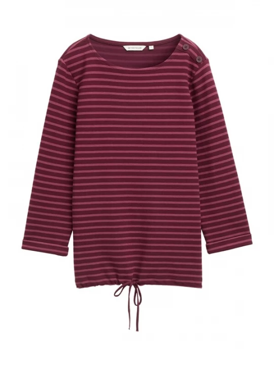 Foto van product TOM TAILOR Shirt bourgogne / pastelrood