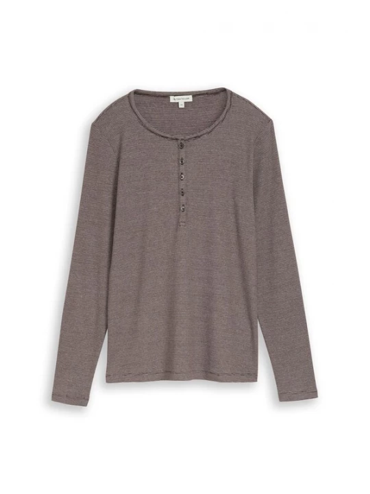 Foto van product TOM TAILOR Shirt bruin / lichtbruin