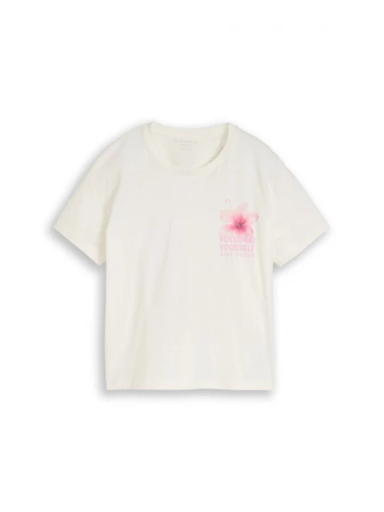 Foto van product TOM TAILOR Shirt bruin / rosa / wit
