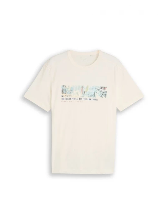Foto van product TOM TAILOR Shirt crème / saffier / pastelblauw
