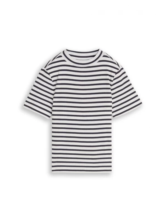 Foto van product TOM TAILOR Shirt donkerblauw / offwhite