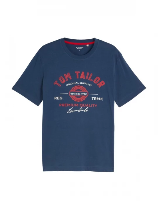 Foto van product TOM TAILOR Shirt donkerblauw / rood / wit