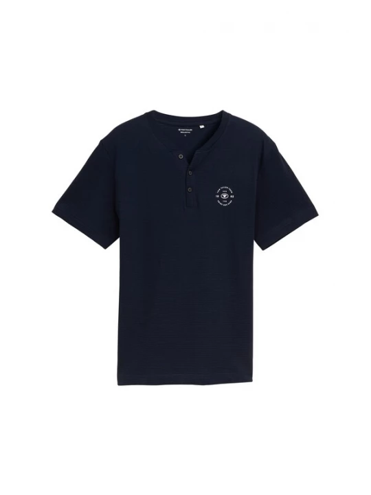 Foto van product TOM TAILOR Shirt donkerblauw / wit