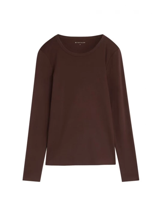 Foto van product TOM TAILOR Shirt donkerbruin