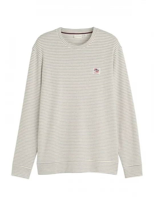 Foto van product TOM TAILOR Shirt donkergrijs / offwhite