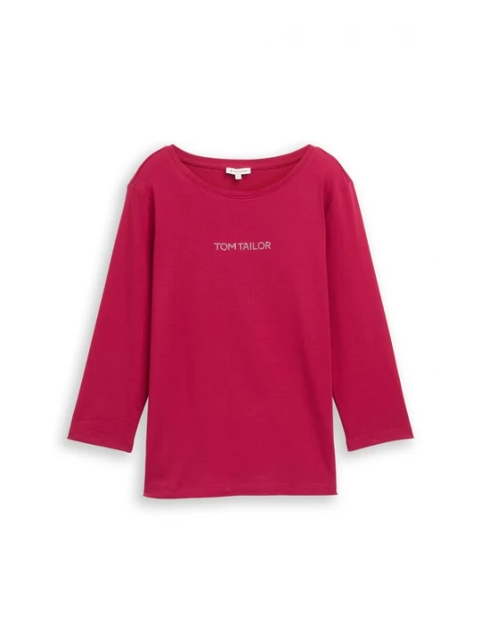 Foto van product TOM TAILOR Shirt fuchsia / wit