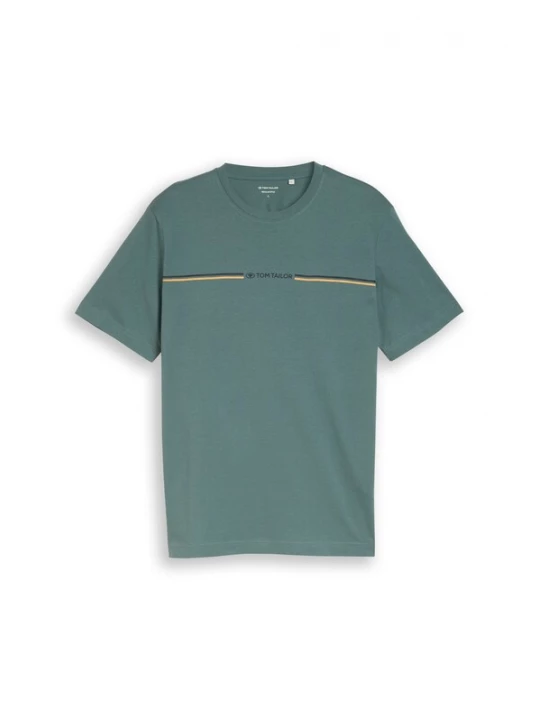 Foto van product TOM TAILOR Shirt geel / smaragd / zwart