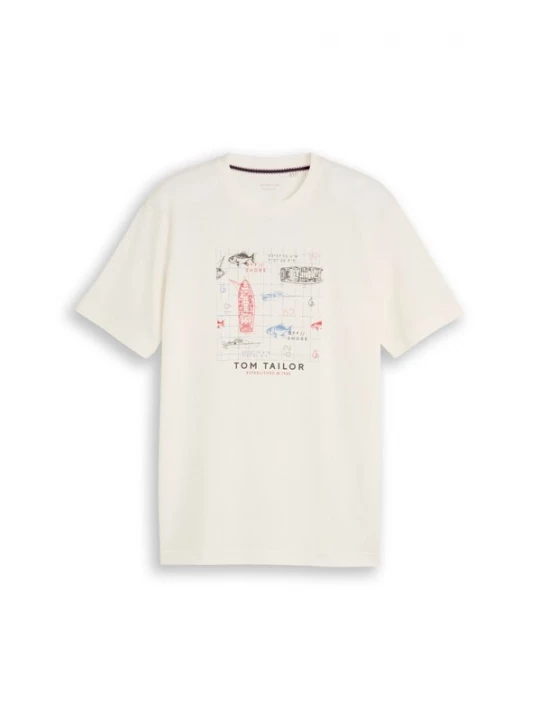 Foto van product TOM TAILOR Shirt gemengde kleuren / wit