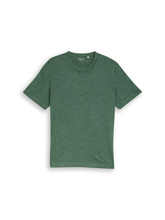 Foto van product TOM TAILOR Shirt grijs gemêleerd / donkergroen