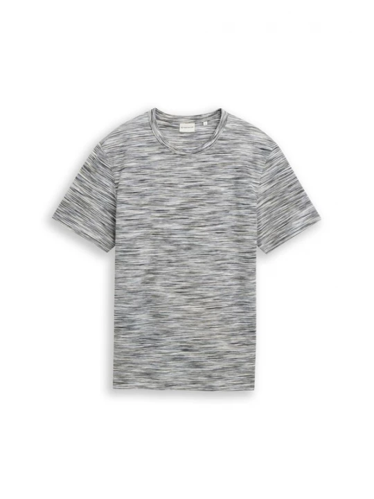 Foto van product TOM TAILOR Shirt grijs / lichtgroen / zwart / wit