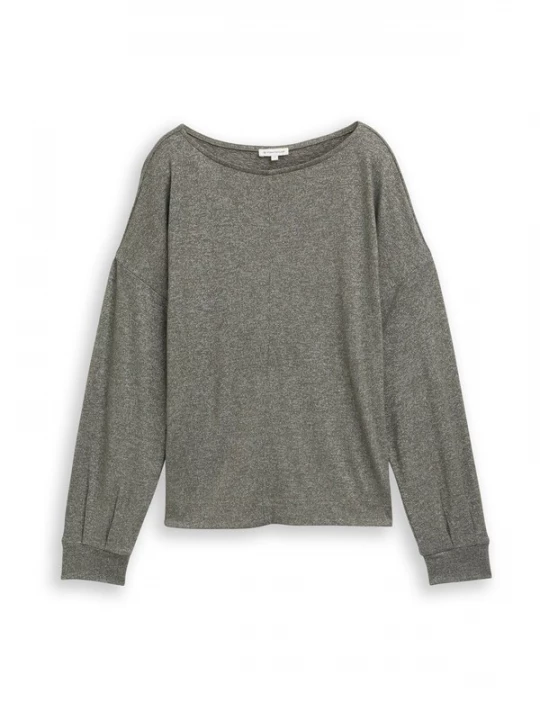Foto van product TOM TAILOR Shirt grijs / olijfgroen