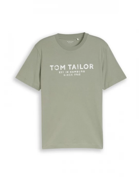 Foto van product TOM TAILOR Shirt kaki / wit