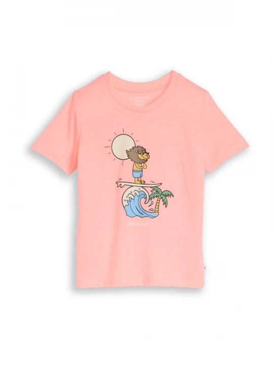 Foto van product TOM TAILOR Shirt lichtbeige / lichtblauw / bruin / rosa