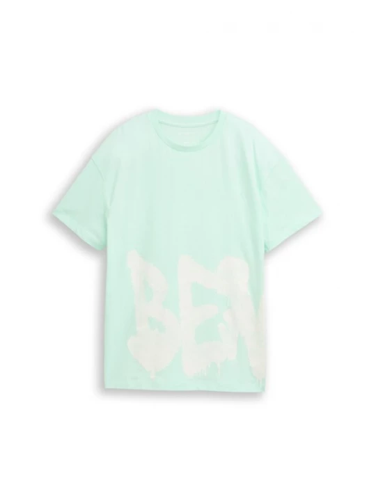 Foto van product TOM TAILOR Shirt lichtbeige / lichtgroen