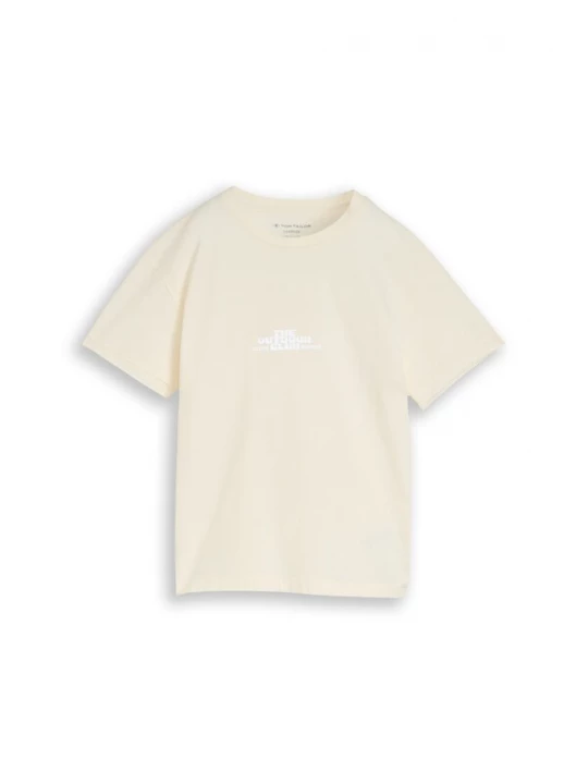 Foto van product TOM TAILOR Shirt lichtbeige / wit