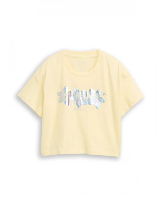 Foto van product TOM TAILOR Shirt lichtblauw / lichtgeel / zilver