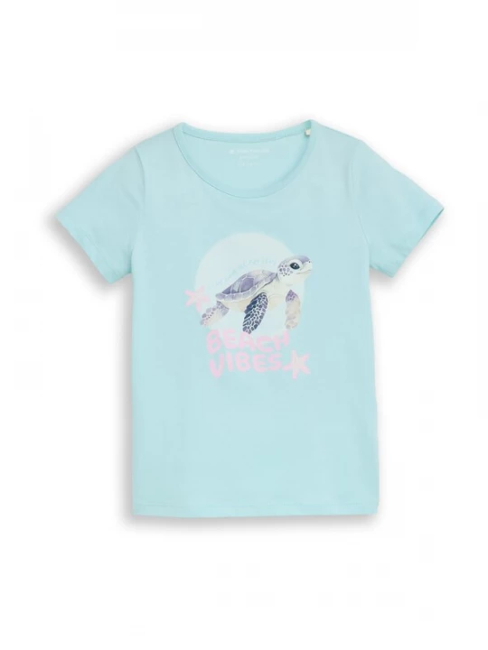 Foto van product TOM TAILOR Shirt lichtblauw / lichtlila / lichtroze / offwhite