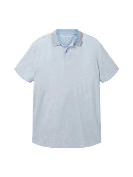 Foto van product TOM TAILOR Shirt lichtblauw / oranje / natuurwit