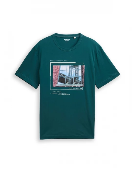 Foto van product TOM TAILOR Shirt lichtblauw / petrol / pastelgroen / pastelrood