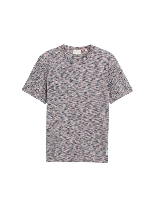 Foto van product TOM TAILOR Shirt lichtblauw / watermeloen rood / zwart / wit