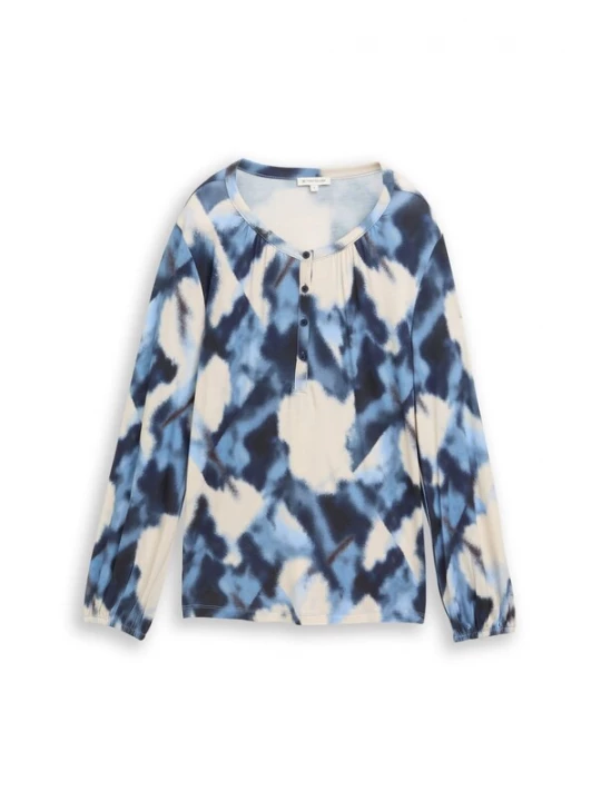 Foto van product TOM TAILOR Shirt lichtblauw / wit
