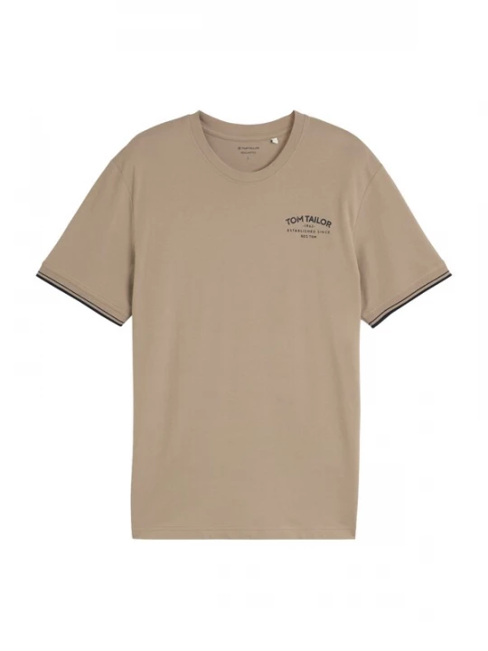 Foto van product TOM TAILOR Shirt lichtbruin / zwart
