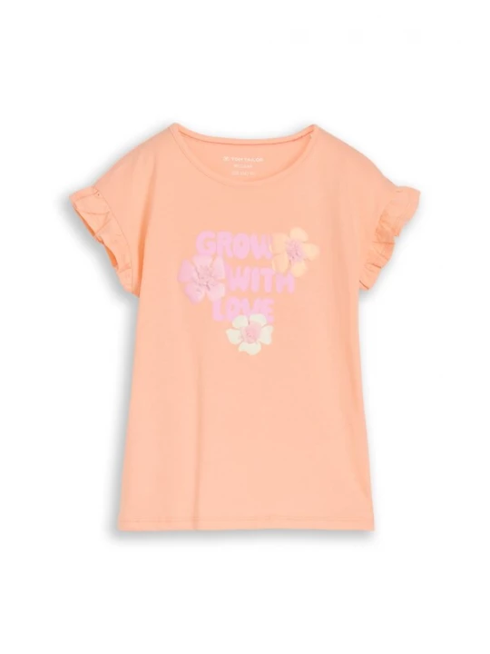 Foto van product TOM TAILOR Shirt lichtgeel / lavendel / oranje / abrikoos