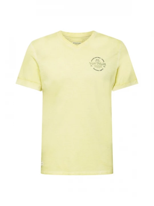 Foto van product TOM TAILOR Shirt lichtgeel / zwart