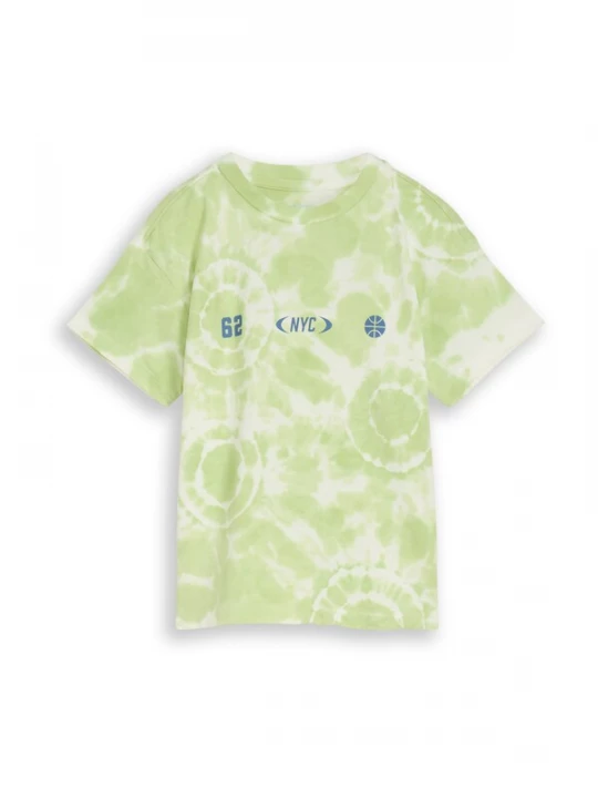 Foto van product TOM TAILOR Shirt lichtgroen / offwhite
