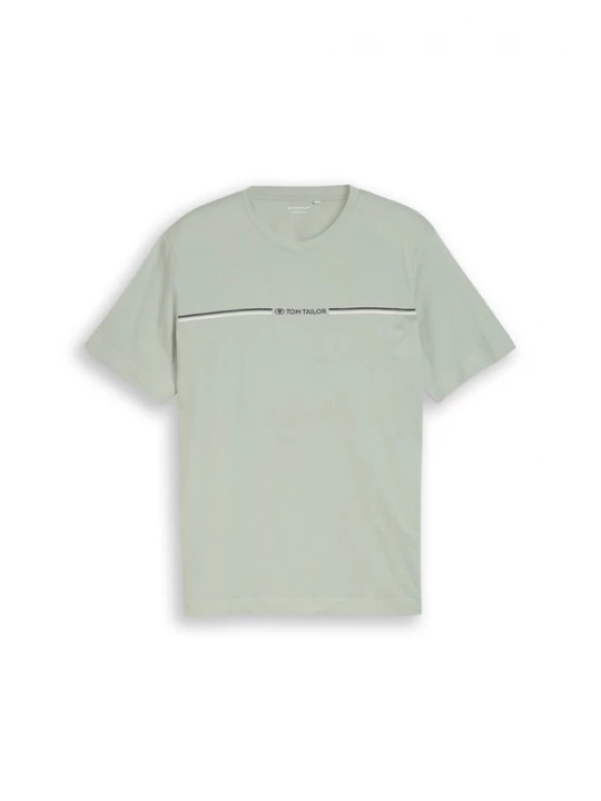 Foto van product TOM TAILOR Shirt lichtgroen / zwart / wit