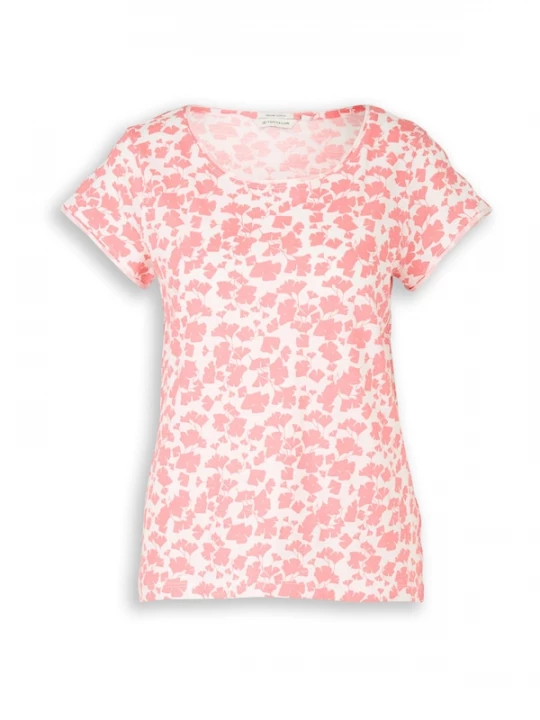 Foto van product TOM TAILOR Shirt lichtroze / wit