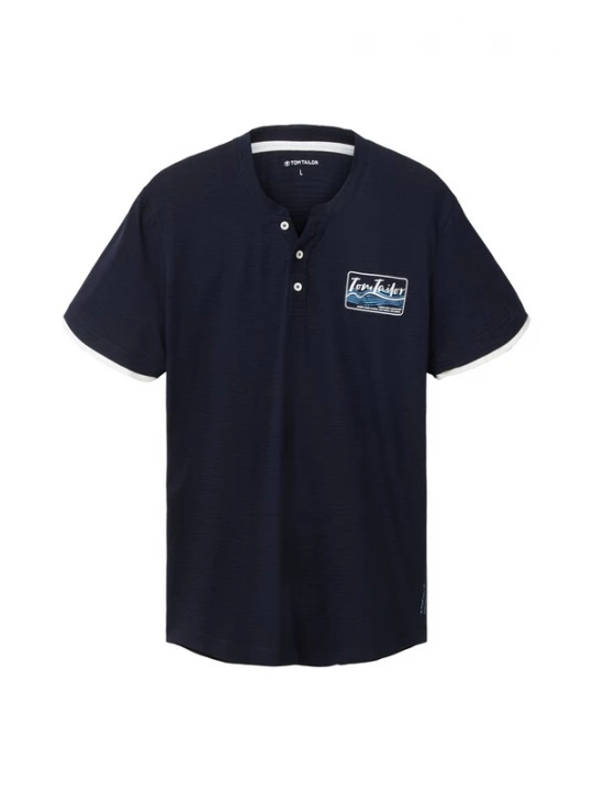 Foto van product TOM TAILOR Shirt marine / hemelsblauw / wit