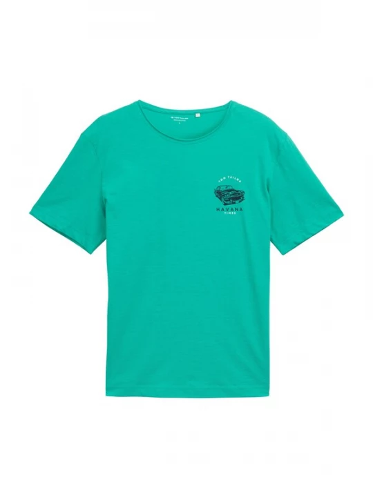 Foto van product TOM TAILOR Shirt marine / turquoise / wit