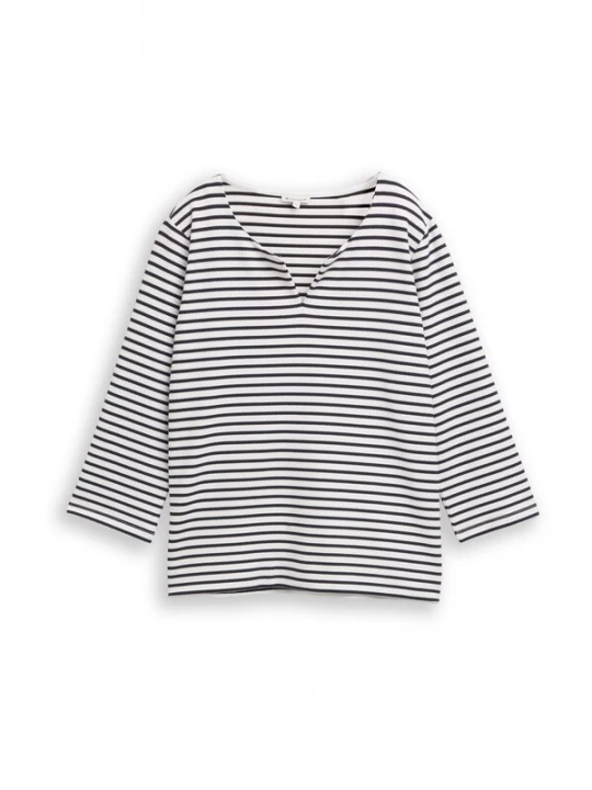 Foto van product TOM TAILOR Shirt marine / wit