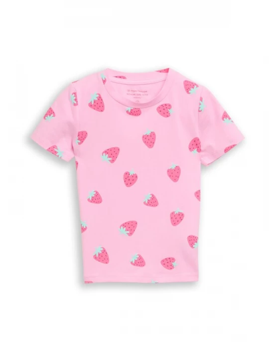 Foto van product TOM TAILOR Shirt mintgroen / rosa / lichtroze