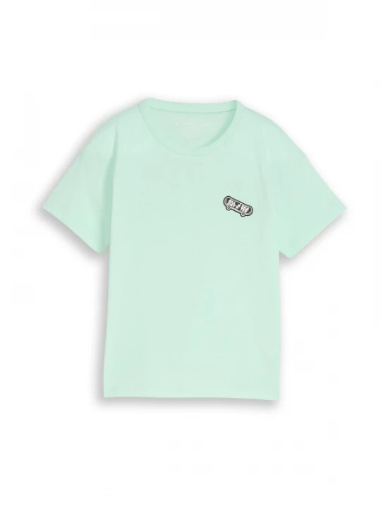 Foto van product TOM TAILOR Shirt mintgroen / zwart / wit