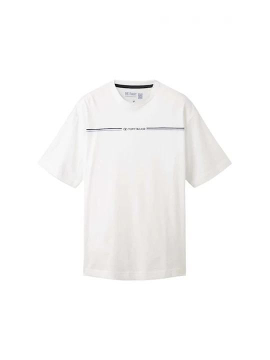 Foto van product TOM TAILOR Shirt nachtblauw / duifblauw / wit