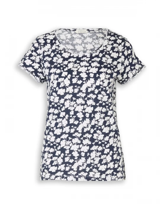 Foto van product TOM TAILOR Shirt nachtblauw / offwhite