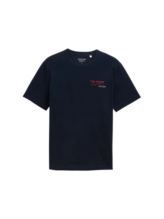 Foto van product TOM TAILOR Shirt nachtblauw / rood