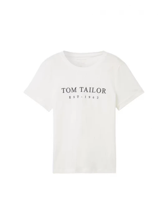 Foto van product TOM TAILOR Shirt nachtblauw / wit