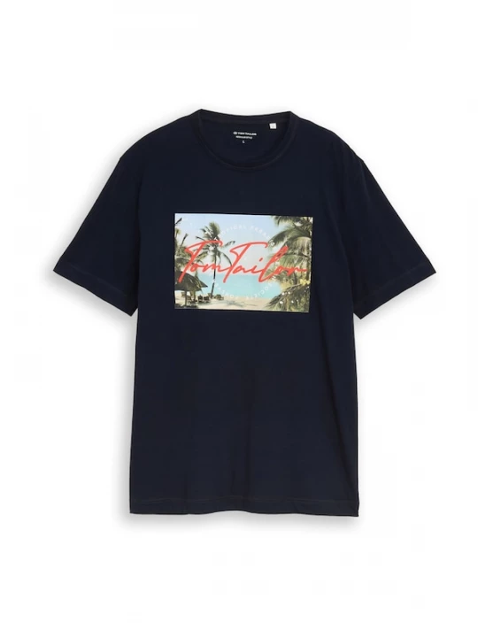 Foto van product TOM TAILOR Shirt navy / lichtblauw / groen / rood