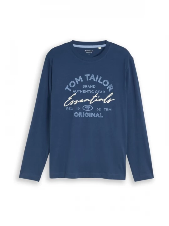 Foto van product TOM TAILOR Shirt navy / lichtblauw / wit
