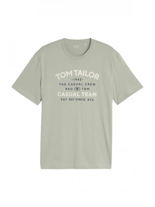 Foto van product TOM TAILOR Shirt navy / mintgroen / wit