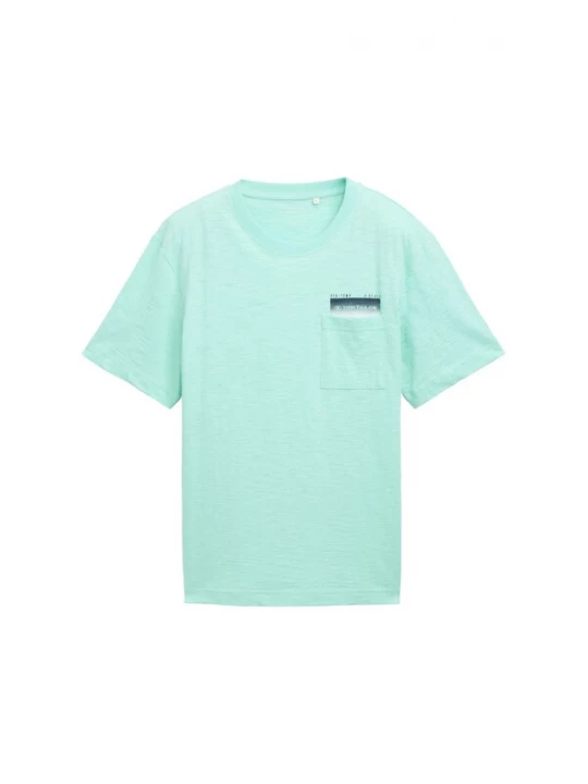 Foto van product TOM TAILOR Shirt navy / mintgroen / wit